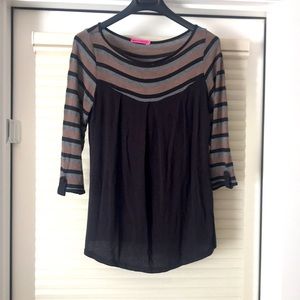 Maternal America 3/4 sleeve top